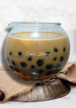 Foto resep Cappuccino Drink With Boba