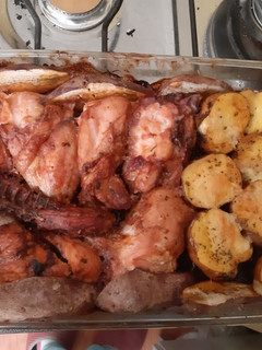 Una foto de Pollo al horno