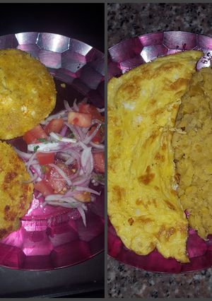 Una foto de Tortillas de Verde; Bolon de Verde