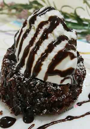 صورة لوصفة مولتن كيك Chocolate motten cake