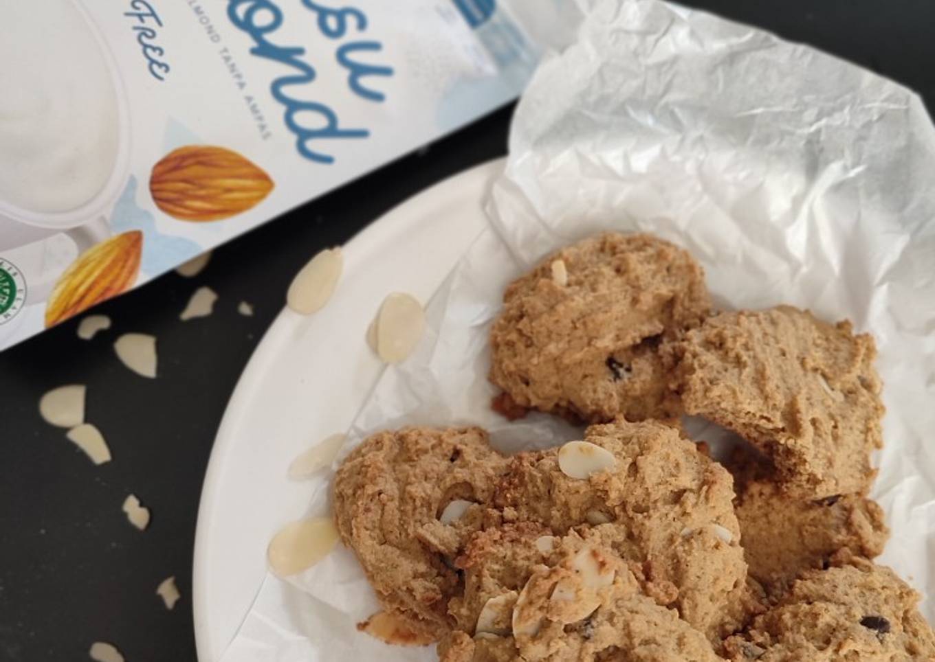 Oatmeal Almond Cookies Gluten Free