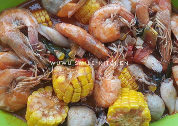 Seafood Saus Pedas #seafoodkekinian