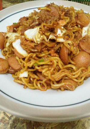 Foto resep Mie goreng sosis