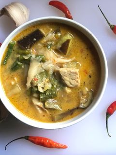 Foto resep Lodeh terong, jamur, tempe