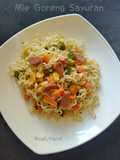 Mie Goreng Sayuran (Bumbu Mahmudah)