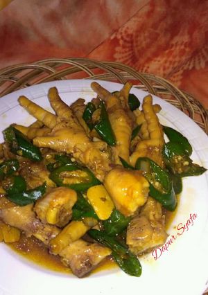 Foto resep Tumis Ceker Ayam Cabe Ijo
