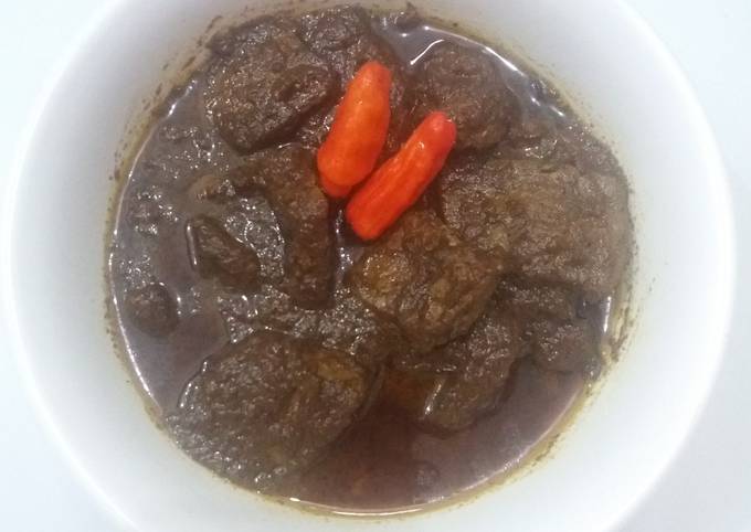 Resep Rendang Daging Sapi / Hati Sapi Anti Gagal