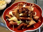 A picture of chicken yakitori