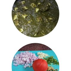 A picture of Palak Paneer.
