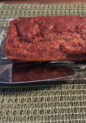 Foto de Bolo fit de banana com chocolate 75%