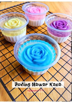 Foto resep Puding mawar kaca