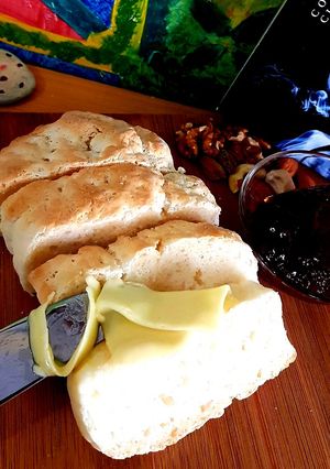 A picture of Almond flour bread.
