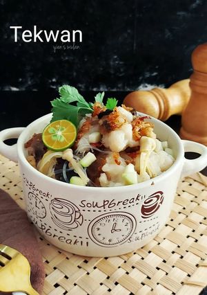 Foto resep Kuah tekwan khas palembang