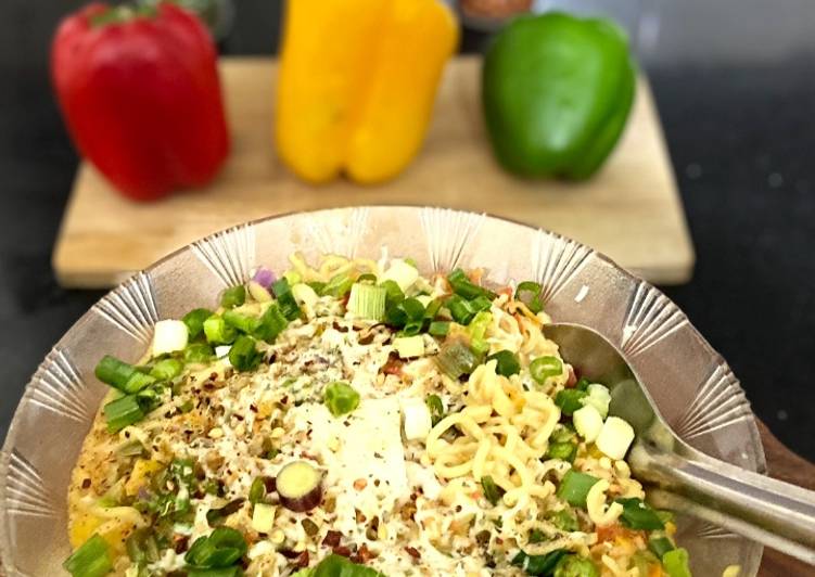 Easy Way to Prepare Appetizing Cheesy vegetable maggi