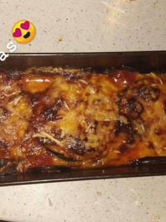 Una foto de Lasaña de berenjenas (sin pasta)