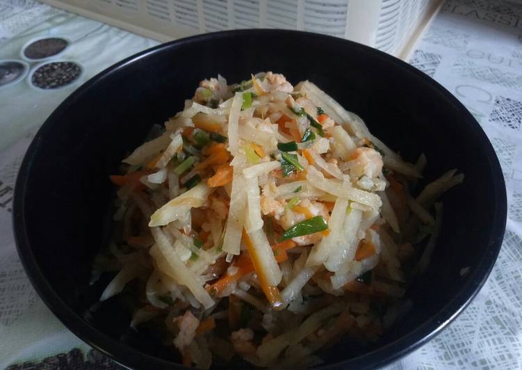 Cah bengkuang wortel