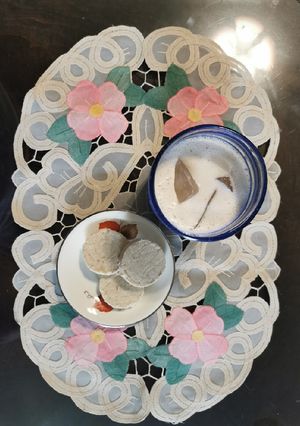 Una foto de Agua de mazapán
