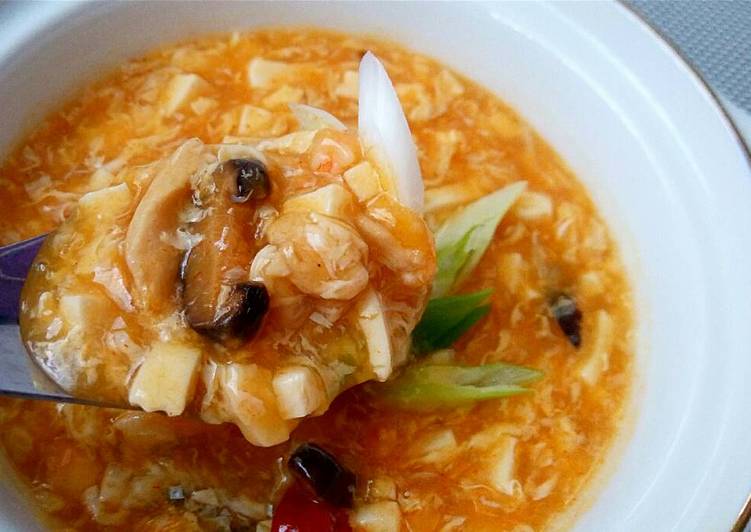 Cara Gampang Menyiapkan Sup asam pedas szechuan, Lezat
