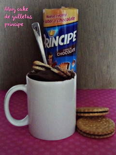 Una foto de Mug cake de Galletas Príncipe