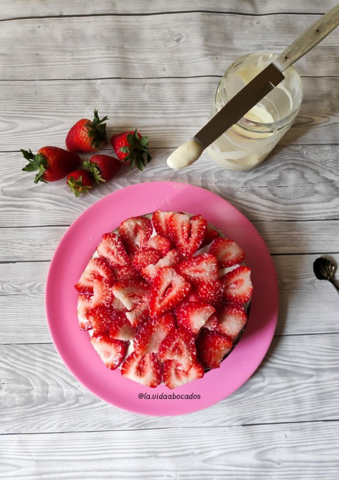 Una foto de Bizcocho tres leches