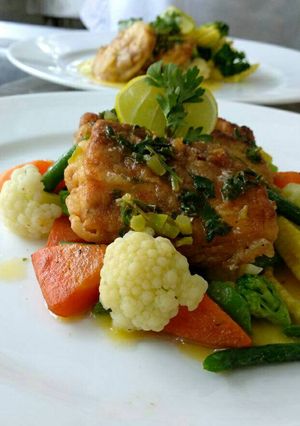 A picture of Fish Meuniere.
