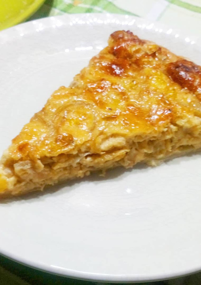 Una foto de Tarta salada de Cebolla y Choclo