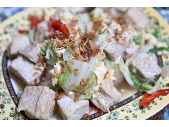 Langkah Gampang Menyiapkan Resep Tumis tahu sawi putih yang Sempurna Anti Ribet, Lezat Sekali