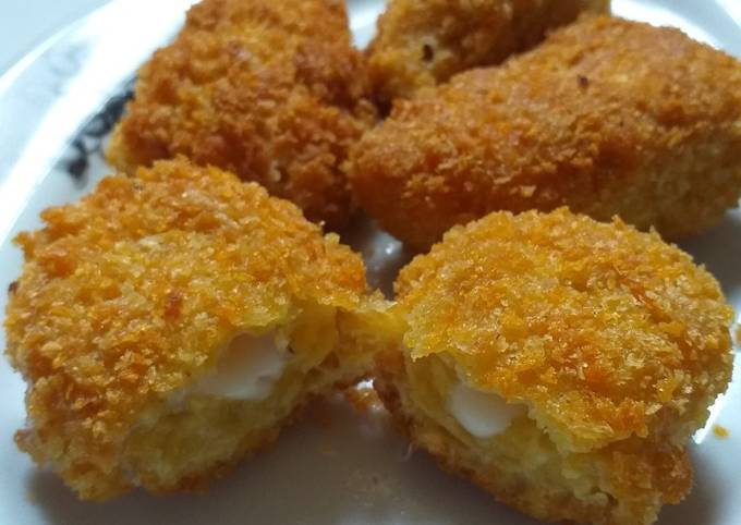 Pisang creees isi keju mozarella