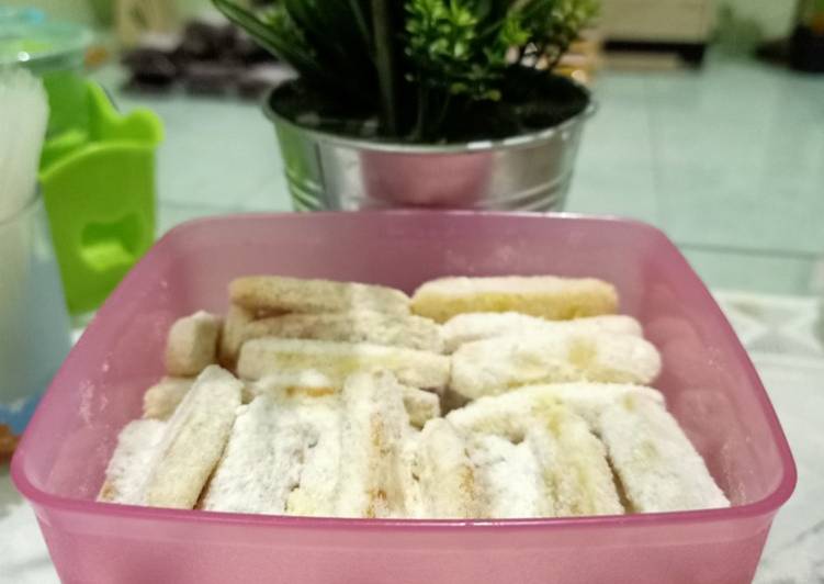 Langkah Mudah untuk Menyiapkan Putri salju gampang (no oven, no mixer), Lezat