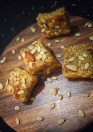A picture of Malai Mava Burfi.