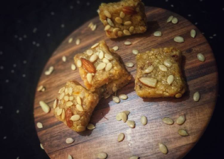 Recipe of Any-night-of-the-week Malai Mava Burfi