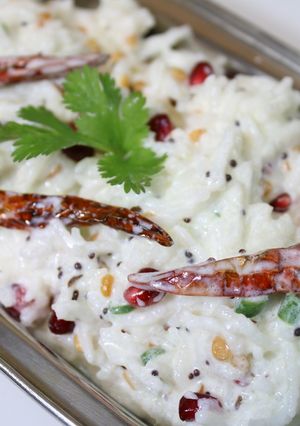 A picture of Curd Rice.