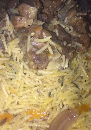 صورة لوصفة برياني لحم