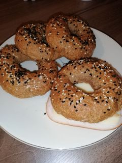 Φωτογραφία της συνταγής Ψωμάκια τύπου bagel