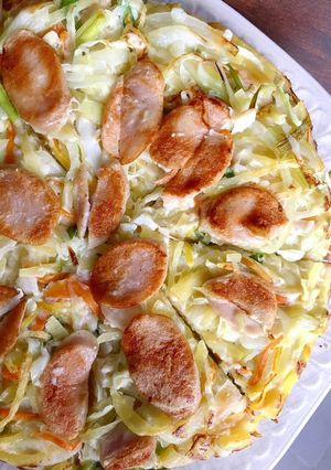 Foto resep Korean Pancake (Yachaejeon)