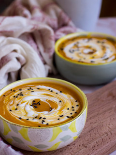 Una foto de Crema de Calabaza