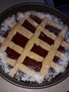 Una foto de Pastafrola de membrillo