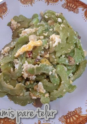 Foto resep Tumis Pare Telur