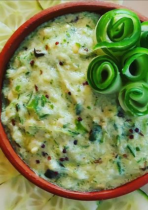 A picture of Zucchini Raita.