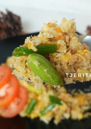 Foto resep Nasi Goreng Kembang Kol + Petai (Tanpa Nasi)