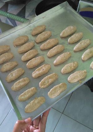 Foto resep Teether apple oat cookies