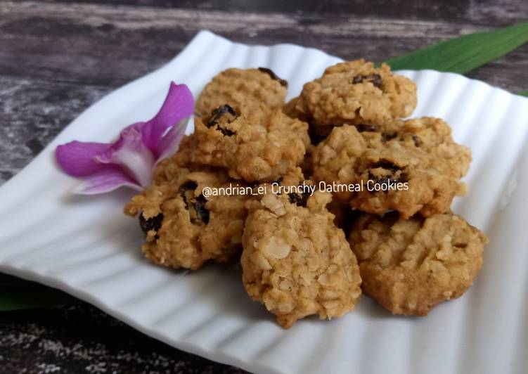 Crunchy Oatmeal Cookies #day24