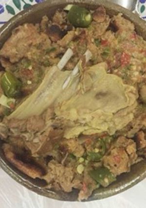 صورة لوصفة مقلقل اللحم بالفلفل الاخضر