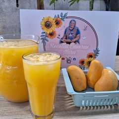 Una foto de Agua de mango natural