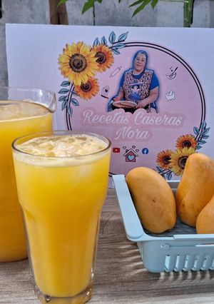 Una foto de Agua de mango natural