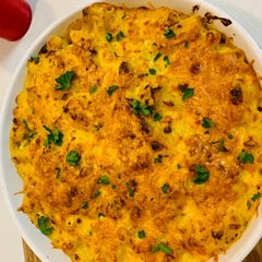 A picture of Macaroni Cheese.