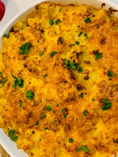 A picture of Macaroni Cheese.