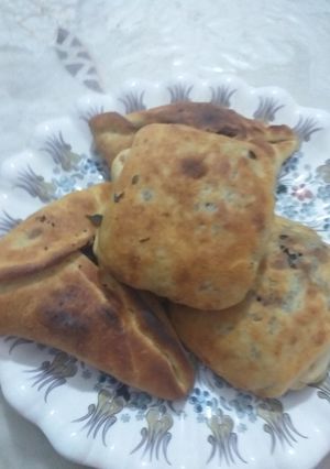صورة لوصفة فطاير الزعتر الأخضر