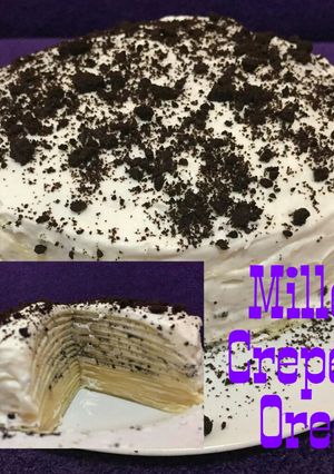 Foto resep Mille Crepes Oreo