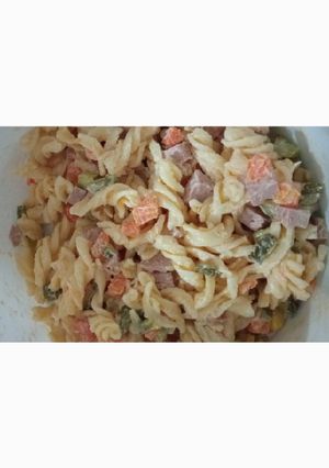 عکسی از دستور سالاد ماکارانی